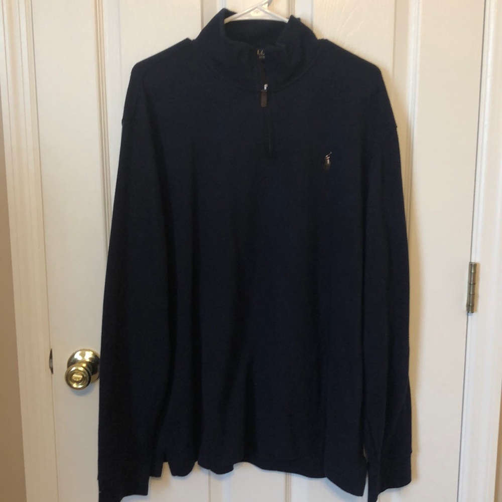 Ralph Lauren Polo Estate Rib 3/4 Zip Sweater